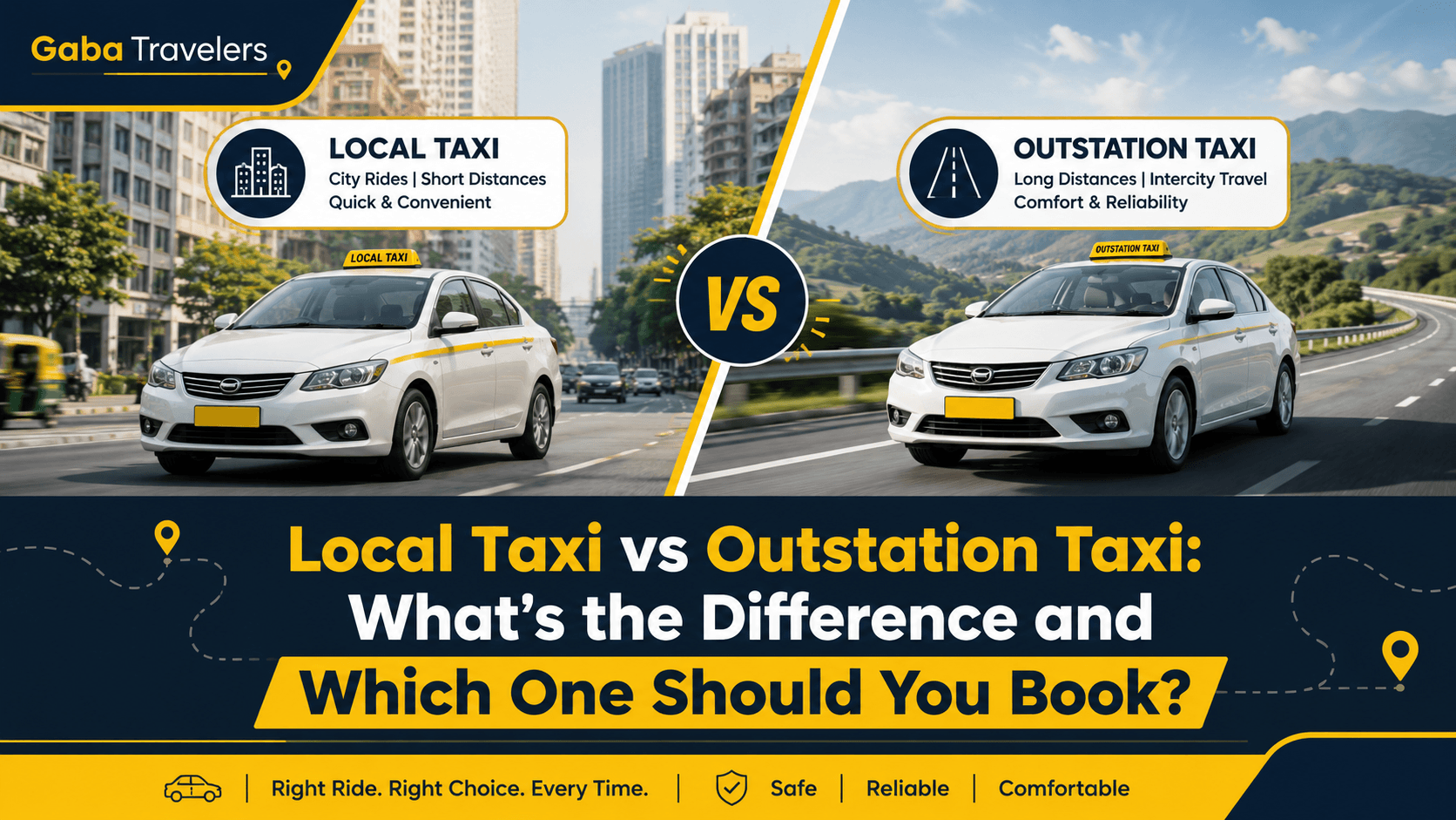 Local Taxi vs Outstation Taxi